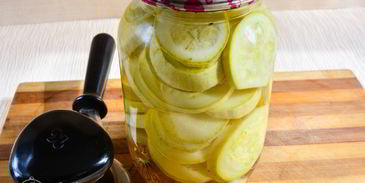 хрустящие кабачки на зиму