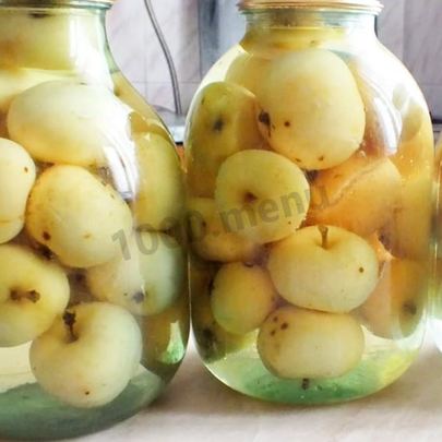 Антоновка на зиму компотом