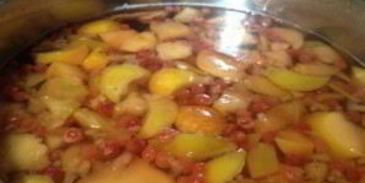 брусничный компот