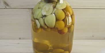 компот из абрикосов и яблок на зиму