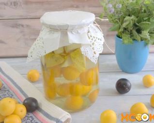 Компот из алычи