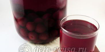 компот из черешни на зиму