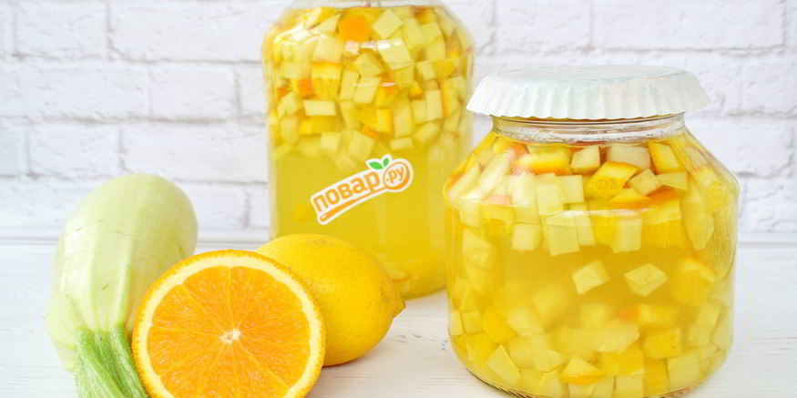 Рецепт компота из кабачков