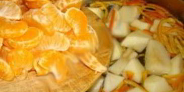 компот из мандаринов и яблок