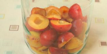 компот из слив и абрикос на зиму