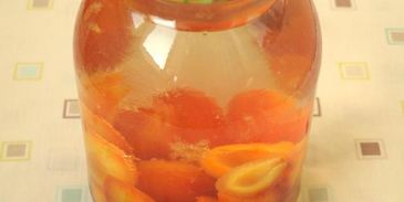 компот из слив и абрикос на зиму