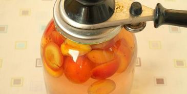 компот из слив и абрикос на зиму