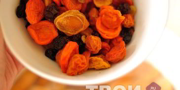 компот из сухофруктов с лимоном и мелиссой