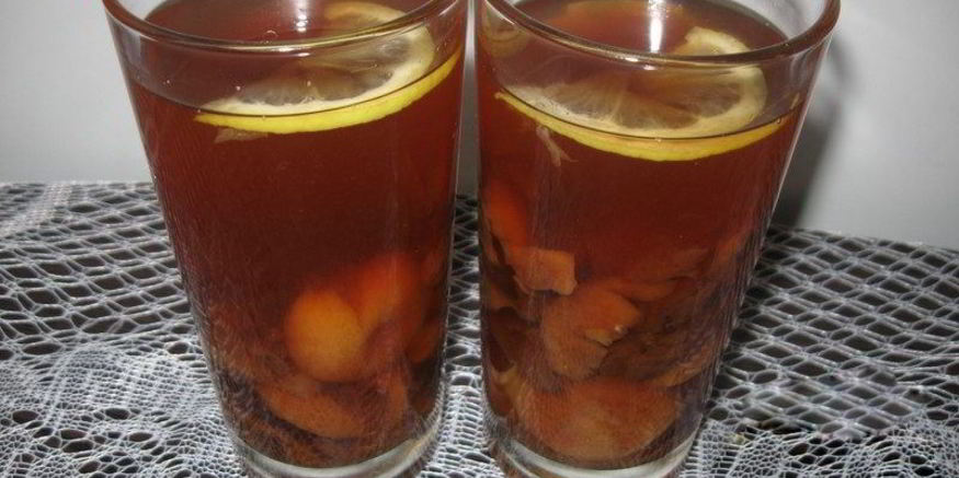 Рецепт компота из сухофруктов с лимоном