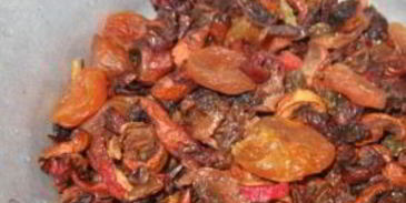 компот из сухофруктов с лимоном