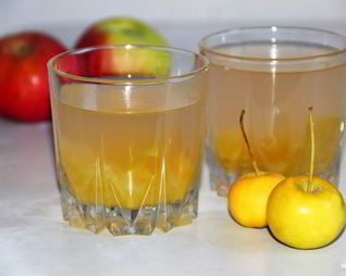 Компот из свежих яблок