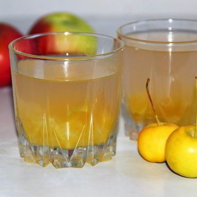 Компот из свежих яблок