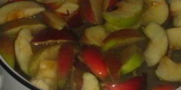 компот из свежих яблок