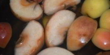 компот из свежих яблок