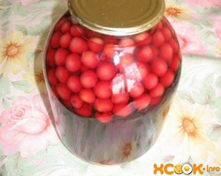 Компот из вишен с косточками на зиму