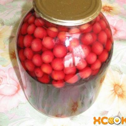 Компот из вишен с косточками на зиму