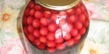 компот из вишен с косточками на зиму