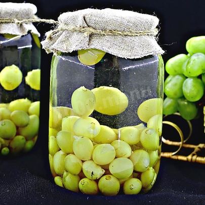 Компот из зеленого винограда