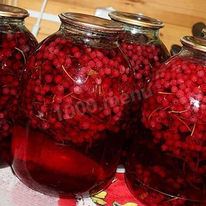 Компот на зиму из красной и белой смородины