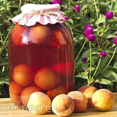 Персиковый компот