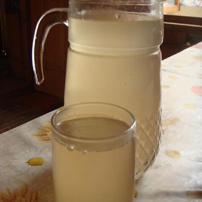 Яблочный компот с лаймом и мятой