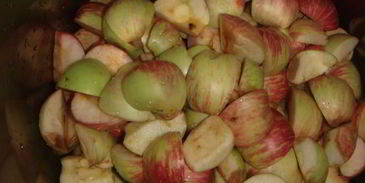 яблочный компот с лаймом и мятой