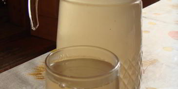 яблочный компот с лаймом и мятой