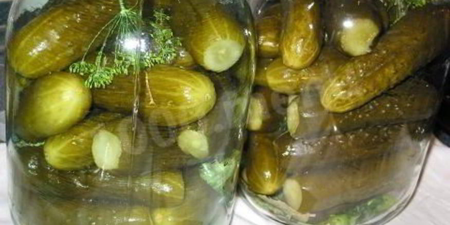 Рецепт консервированных огурцов заготовка на зиму