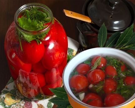 Квашеные помидоры на зиму холодным способом