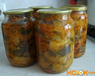 Лечо из баклажанов на зиму