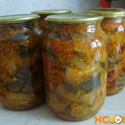 Лечо из баклажанов на зиму