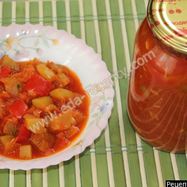 Рецепт Лечо из кабачков и перца на зиму
