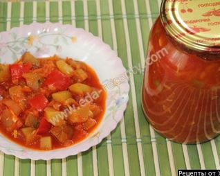 Лечо из кабачков и перца на зиму