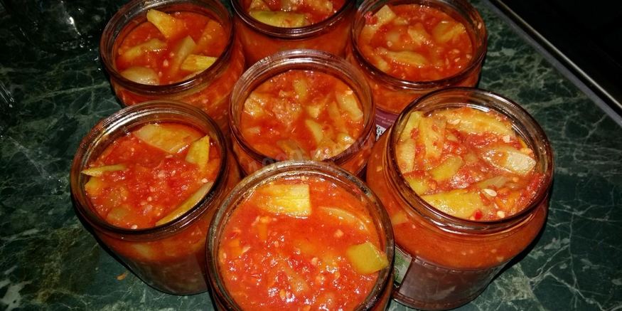 Рецепт лечо из огурцов и болгарского перца на зиму