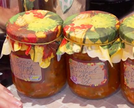 Лечо из огурцов с помидорами на зиму