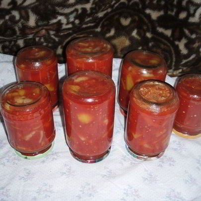 Лечо из помидоров и перца