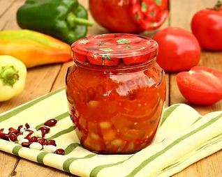 Лечо с фасолью на зиму