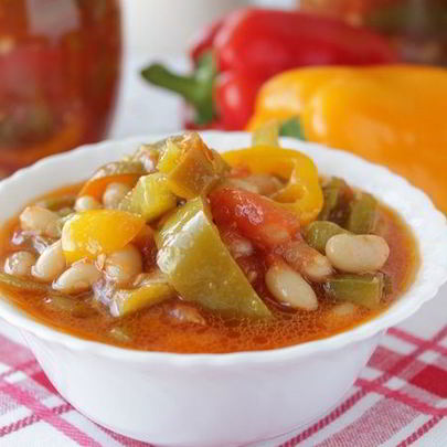 Лечо с фасолью