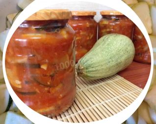 Лечо с кабачками и кетчупом на зиму
