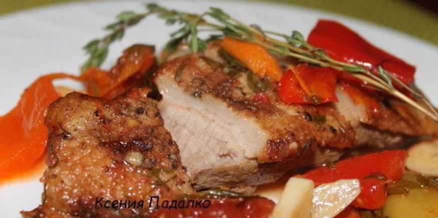 Рецепт утиной грудки, тушеной в лечо