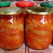 Рецепт Вкусного и простого лечо с томатным соком