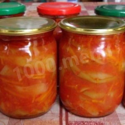 Вкусное и простое лечо с томатным соком