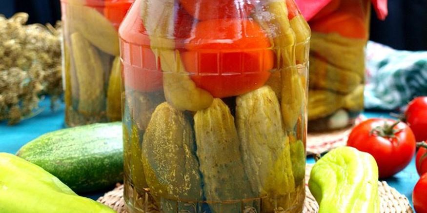 Рецепт ассорти помидоры огурцы маринованные