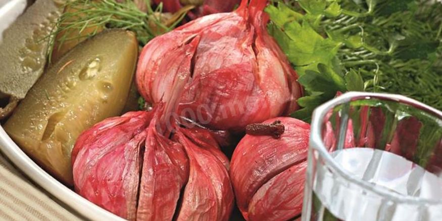 Рецепт чеснока маринованного со свеклой