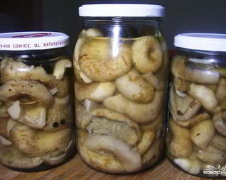 Грузди соленые маринованные