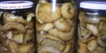 грузди соленые маринованные