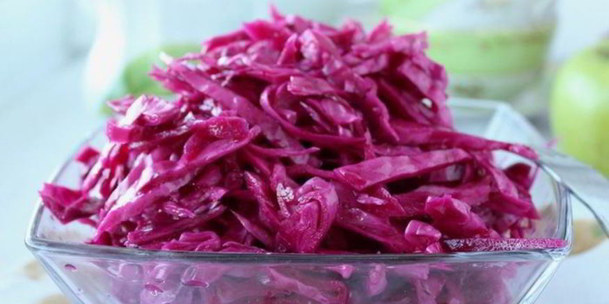 Рецепт краснокочанной капусты маринованной
