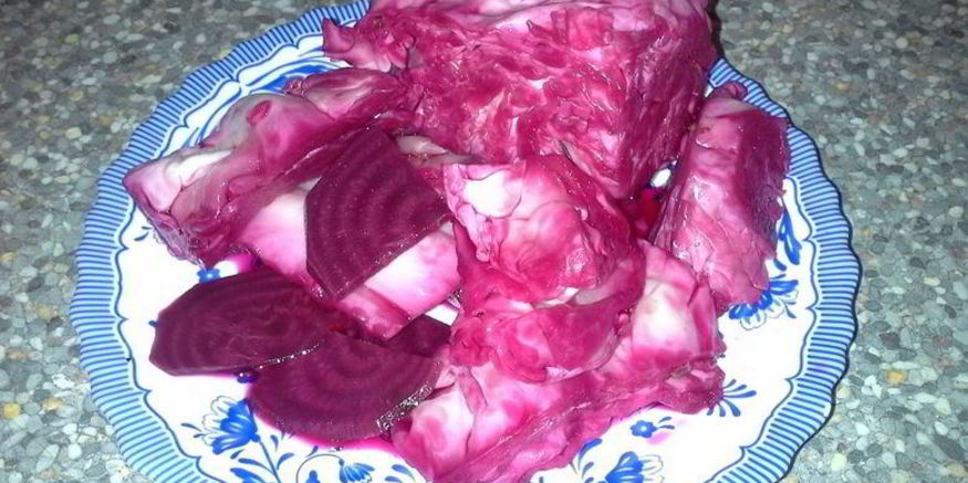 Рецепт маринованной капусты с чесноком