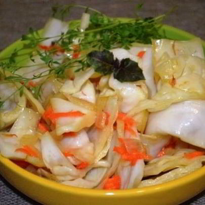 Маринованная капуста с морковью по-корейски