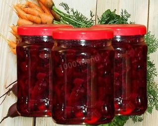 Маринованная свекла с хреном